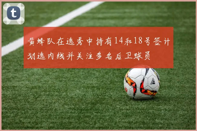 黄蜂队在选秀中持有14和18号签计划选内线并关注多名后卫球员